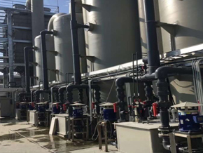 PVDF耐高溫氟塑料立式泵廢水輸送案例